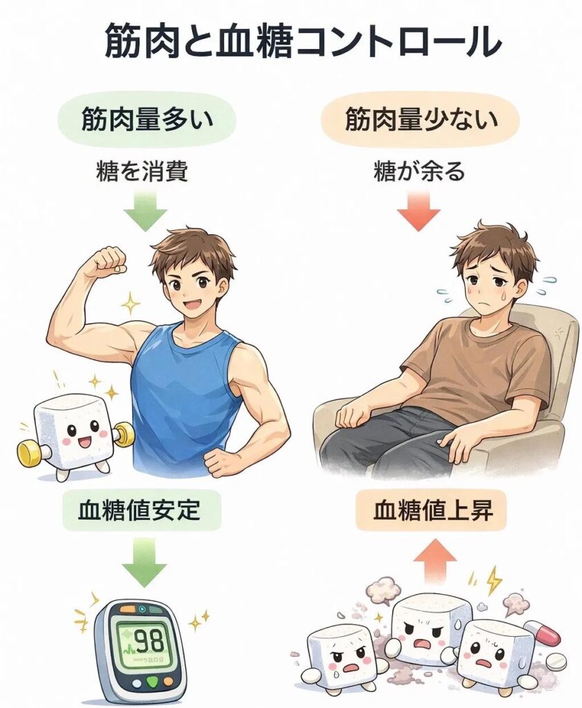 糖尿病予防には「治療」だけでなく「運動」が大切です画像