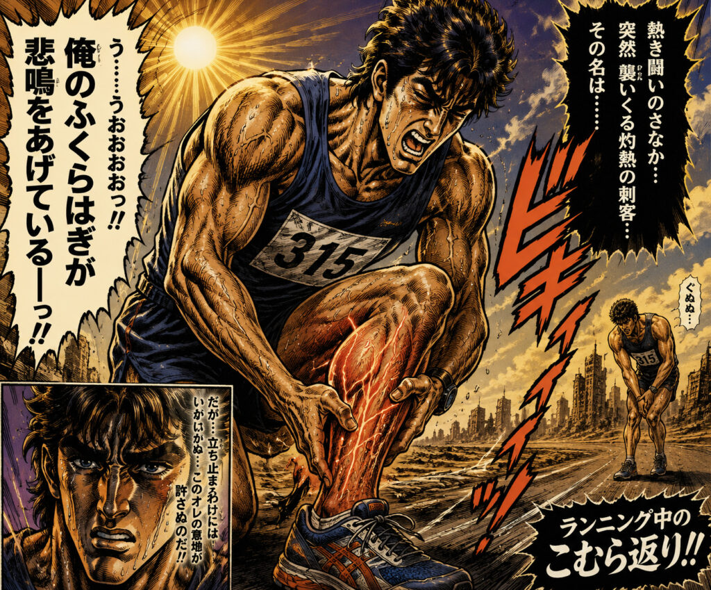 熱中症で足がつった後も痛い…それは筋肉を傷めているかもしれません